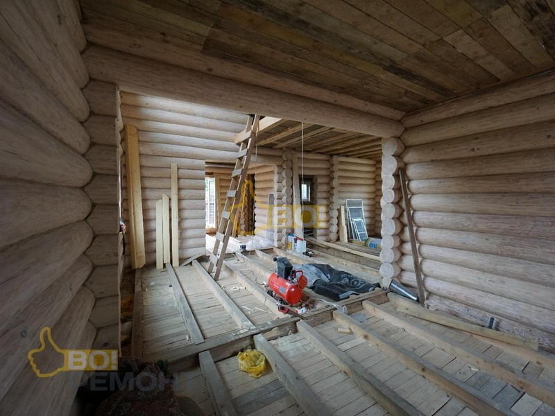 Строительство деревянного дома-102